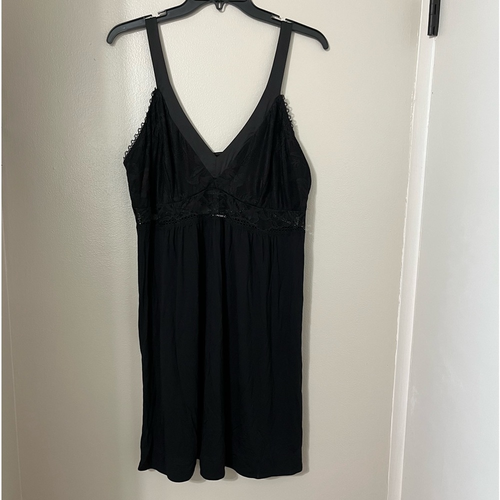 Soma (NWOT) Black Lingerie, Chemise, Babydoll Nightgown